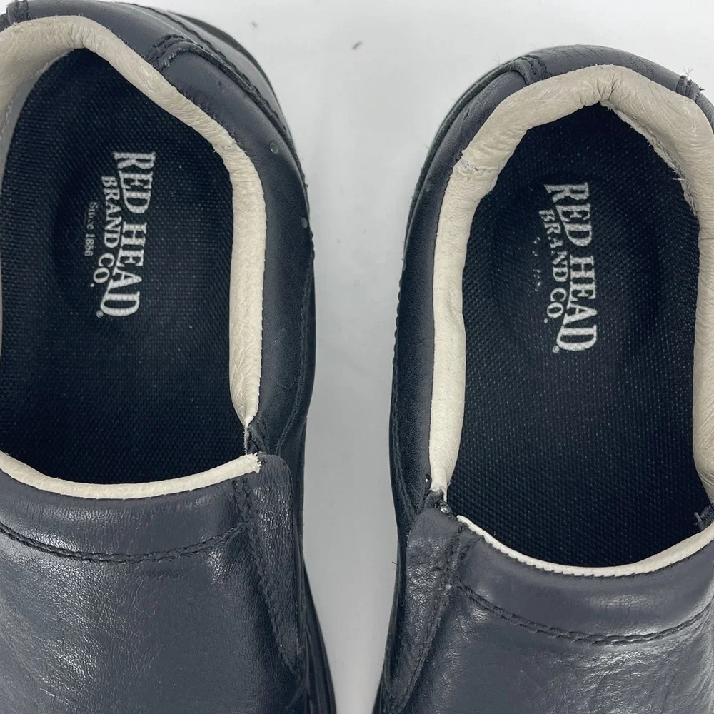 RedHead Men's Classic Black LEATHER Loafers SIZE 11M